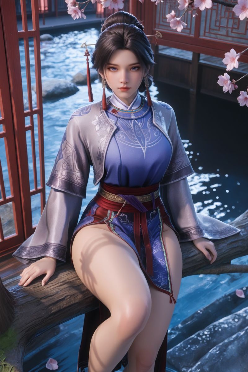 3099-阿伟-AI绘画大神国漫女神视频图包合集[23套-5.86G] - 全文