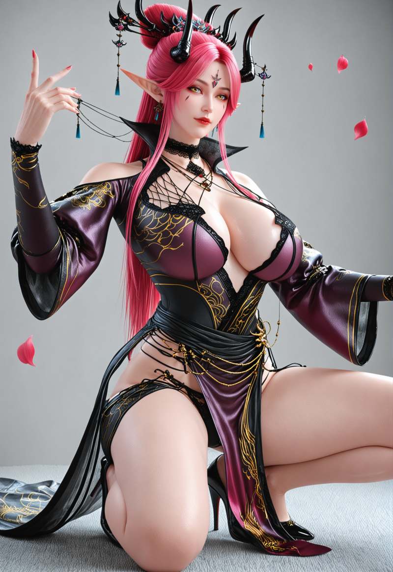 3109-清风-AI绘画大神国漫女神图包合集[5套-3.5G] - 全文