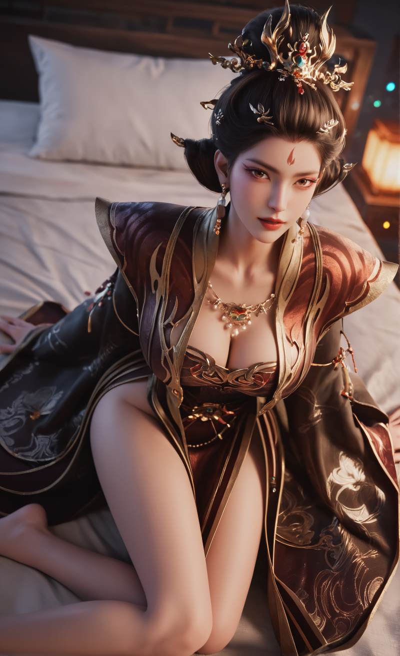 3023-墨迹-AI绘画大神国漫女神图包合集[54套-36.7G]