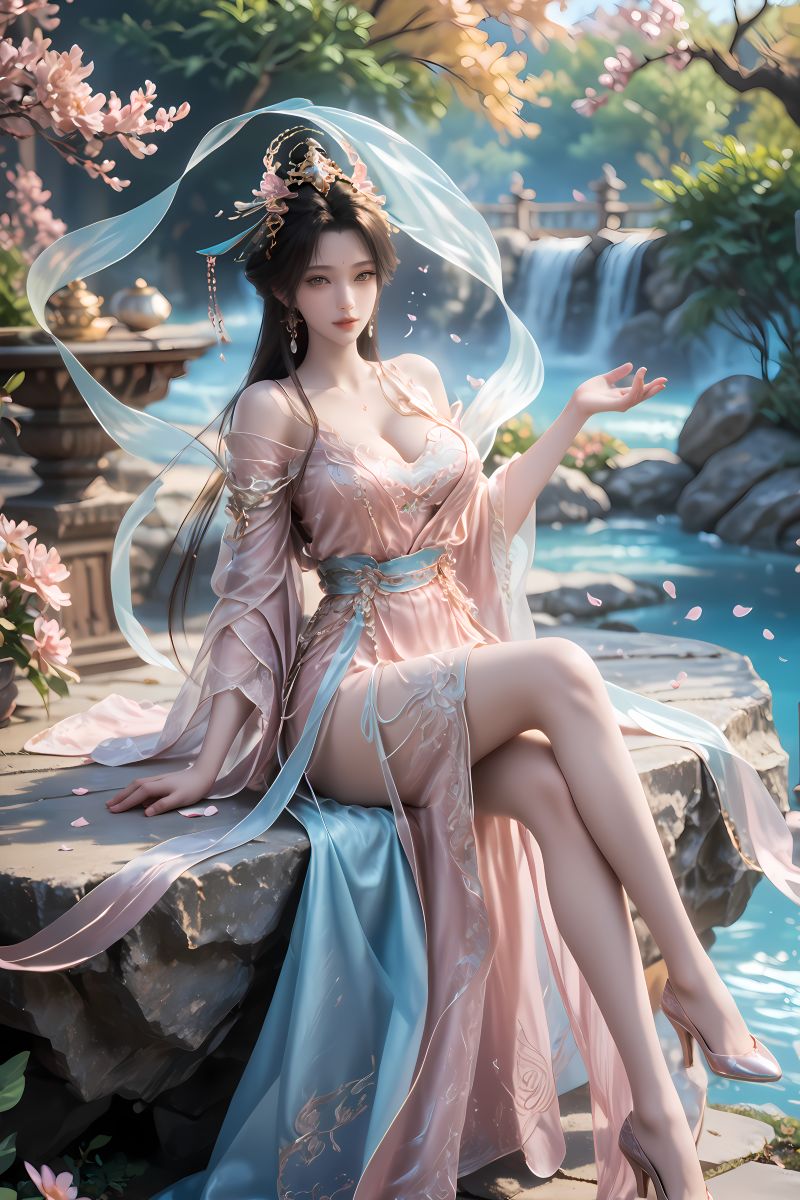 3027-kuzan-AI绘画大神国漫女神图包合集[35套27G]
